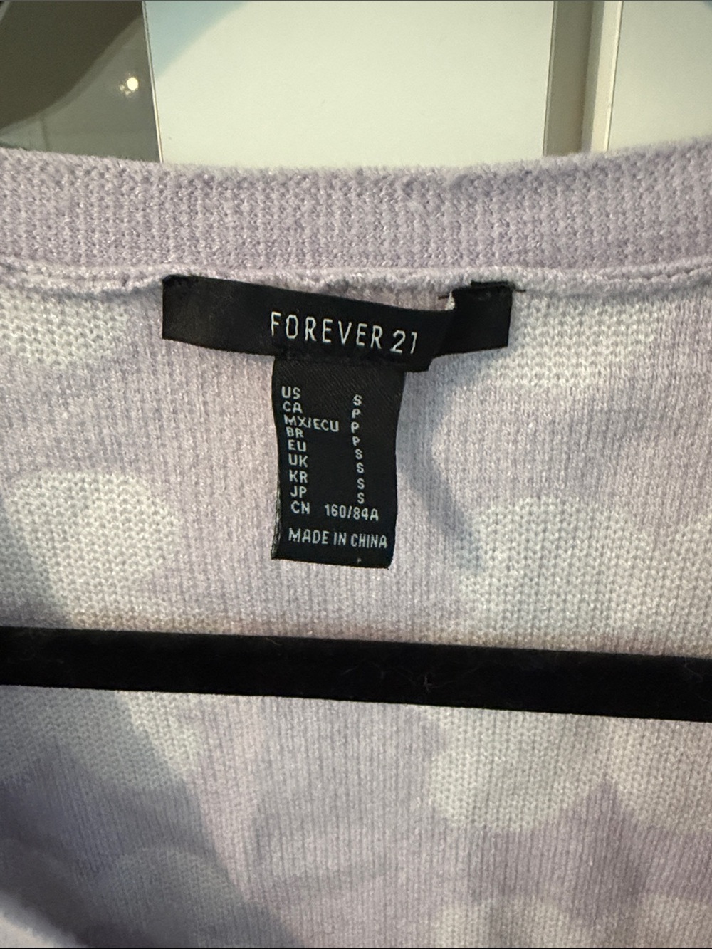 Forever 21 Lavender Floral Button-Front Cardigan - Picture 2 of 7